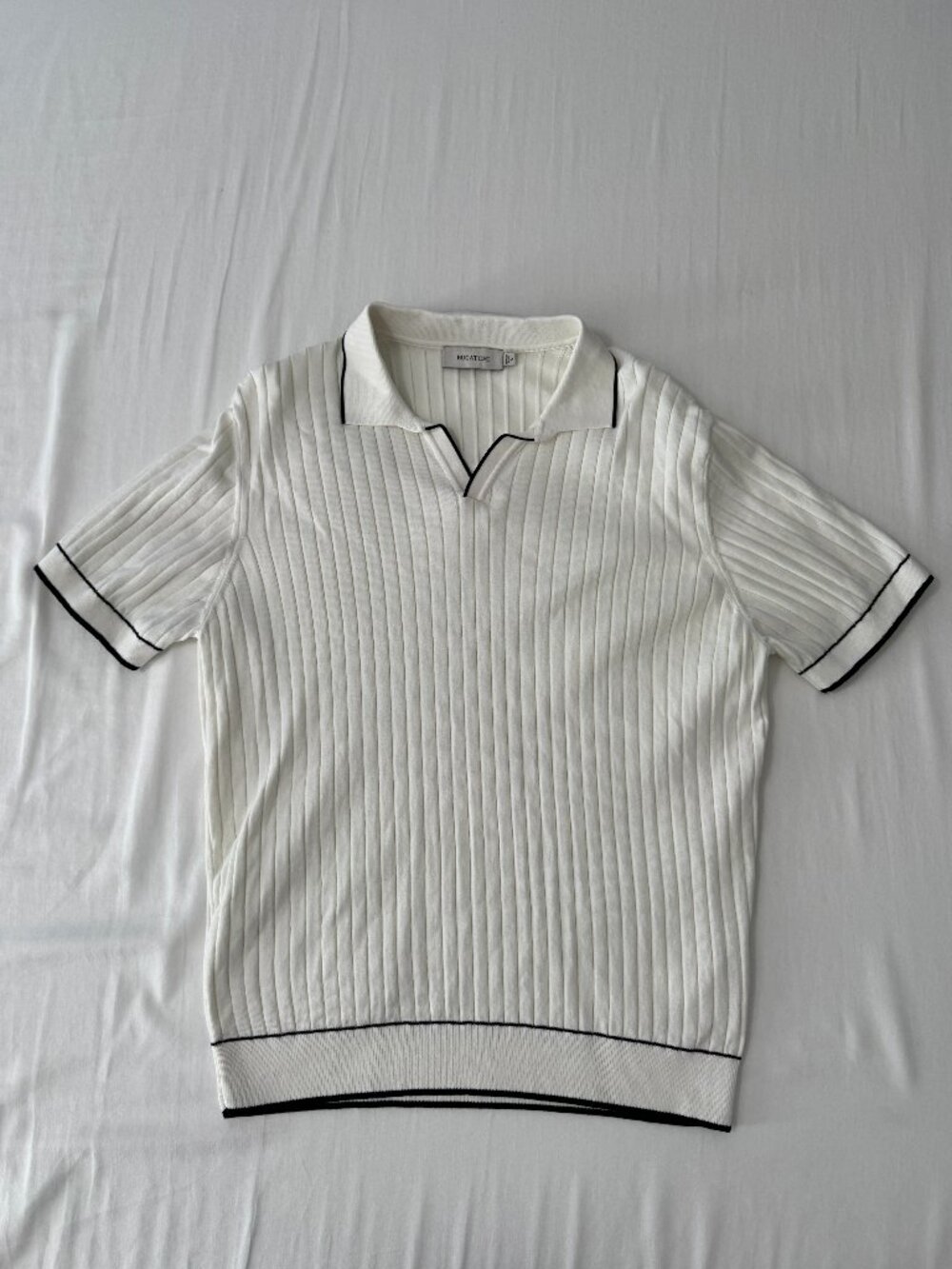 Bugatchi Mens Short Sleeve JOHNNY COLLAR SWEATER POLO